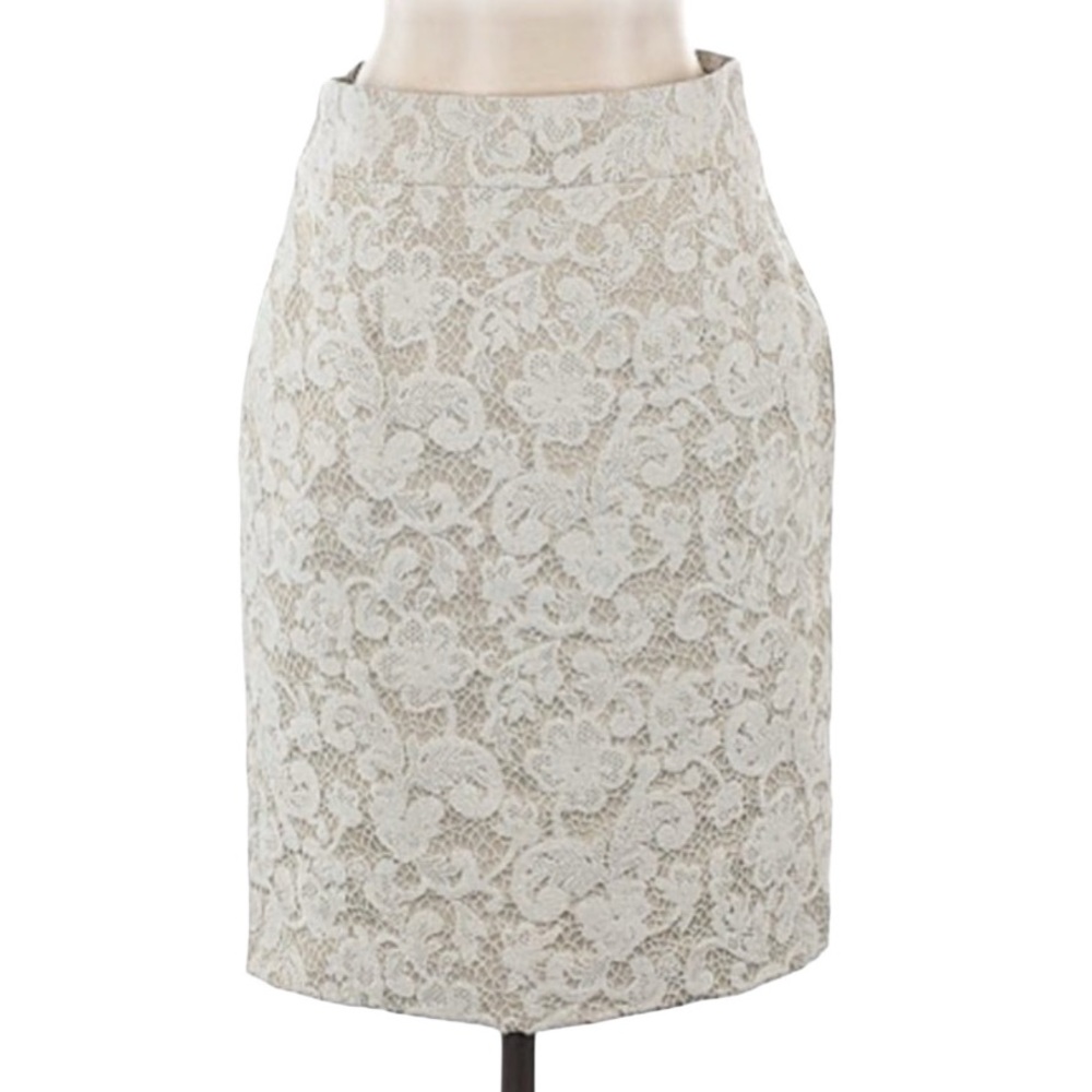 NWT Banana Republic Lace Overlay Skirt size 4P